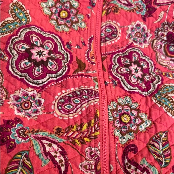 Large Vera Bradley “Call Me Coral” Floral Paisley Pink Duffel Bag - Picture 5 of 5